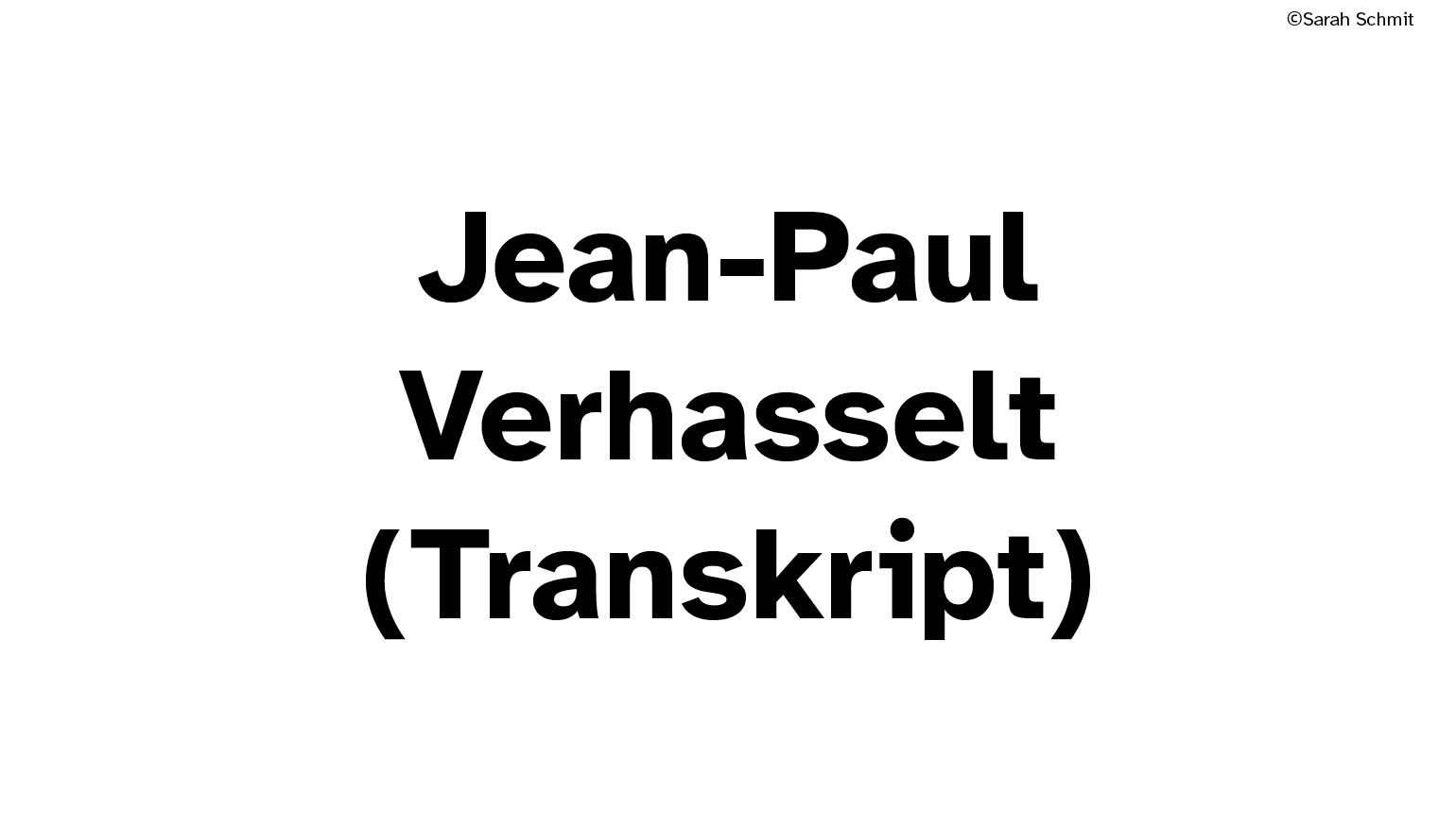 Jean-Paul Verhasselt